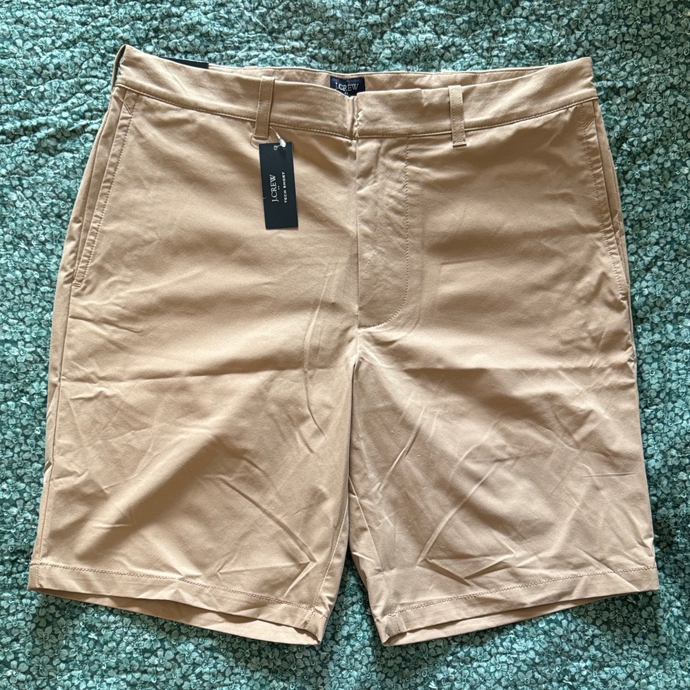 J.Crew Men's Tech Shorts in Tan